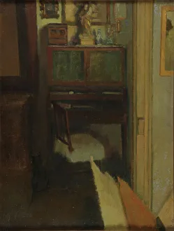 Postimpressionism Art Drucke: Sa chambre, End of 19th cen.. Creator: Dulac, Charles-Marie (1865-1898)