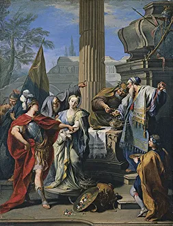 Rococo Era Paintings Drucke: The Sacrifice of Polyxena, unknown date