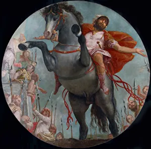 Paolo Veronese Artwork Drucke: The Sacrificial Death of Marcus Curtius