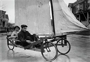 Segelschiff, New York (Brooklyn), zwischen 1910 und 1915. Ersteller: Bain News Service