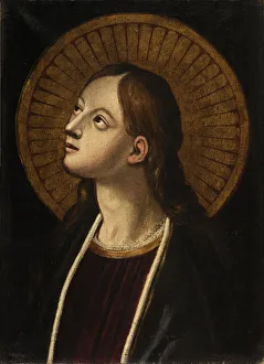 Smithsonian American Art Museum Collection Drucke: Saint, 19th century. Creator: Unknown