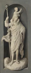 Early Netherlandish Paintings Drucke: Saint Christopher, ca 1478