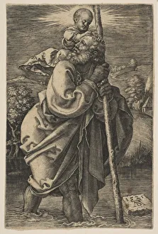 Heiliger Christoph vor der Linken ( Kopie ). n.d.. Schöpfer unbekannt
