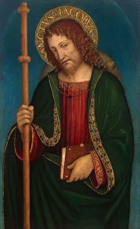 Milanese School Artists Drucke: Saint James the Elder, c1500