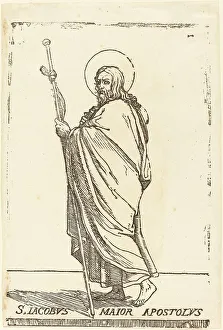 French Baroque Era Paintings Drucke: Saint James the Elder. Creator: Jacques Stella
