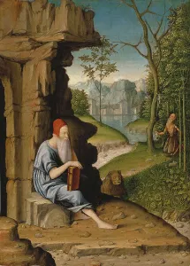 Heiliger Jeronimus im Wüsten, unbekannter Zeitpunkt. Künstler: Bartolomeo Montagna