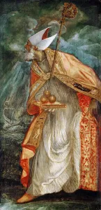Venetian School Masterpiece Drucke: Saint Nicholas of Bari