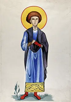 Christian Martyrdom Scene Drucke: Saint Pantaleon. Creator: Unknown