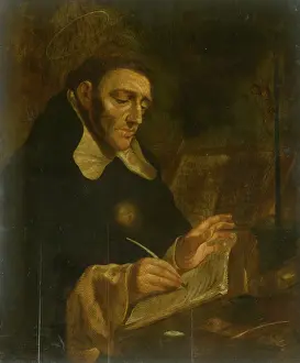Italian Medieval Art Gallery Drucke: Saint Thomas Aquinas, c1650. Creator: Unknown