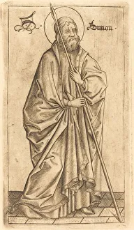 Heiliger Thomas (oder Heiliger Simon?), um 1470/80. Ersteller: Israhel van Meckenem