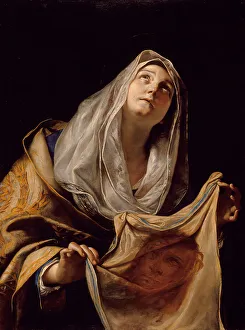 Oil On Canvas Portraits Drucke: Saint Veronica with the Veil (image 2 of 2)