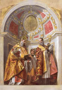 Paolo Veronese Artwork Drucke: Saints Geminianus and Severus
