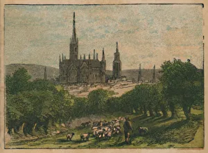 Salisbury Cathedral Drucke: Salisbury, c1910. Creator: Unknown