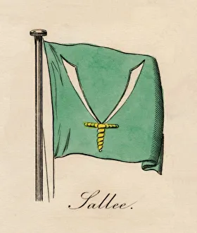 Moroccan Flag Drucke: Sallee, 1838
