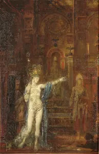 Drucke von Salome tanzt. Im Bestand des Musée Gustave Moreau Gustave Moreau Drucke: Salome tanzt. Künstler: Moreau, Gustave (1826-1898)