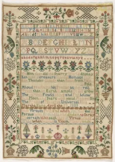 Sampler, 1803; Künstler unbekannt
