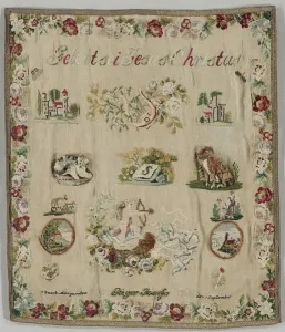 Sampler, 1870; Künstler unbekannt