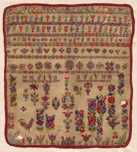 Sampler, 1886. Creator: Unknown