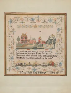 Sampler um circa 1936 von Robert Stewart
