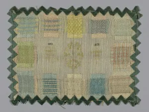 Gerahmter Druck : Sampler aus Dänemark (Schweden), 1801; Künstler unbekannt Gerahmter Druck : Sampler aus Dänemark (Schweden), 1801; Künstler unbekannt