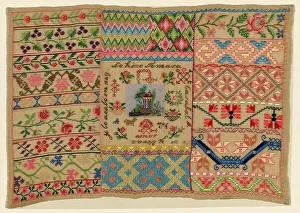 Sampler, Mexiko, 1849; Künstler unbekannt