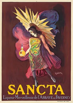Leonetto Cappiello Artist Drucke: Sancta, 1925. Creator: Cappiello, Leonetto (1875-1942)