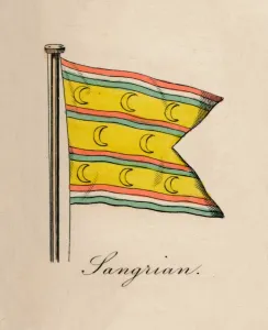 Moroccan Flag Drucke: Sangrian, 1838