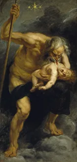 Museo Del Prado Images Drucke: Saturn devouring his son, 1636-1638. Artist: Rubens, Pieter Paul (1577-1640)