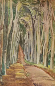 Landschaften Drucke: Savernakeschwald, 1935. Künstler: Paul Nash
