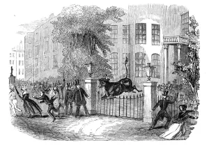 Drucke von Szene in Privatgärten, Whitehall, am Sonntag vorletzten, 27 Westminster Drucke: Szenenbild in Privatgärten, Whitehall