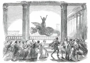 Szene (die letzte) aus der Oper Medea, 1850. Künstler: Unbekannt. Szene (die letzte) aus der Oper Medea, 1850. Künstler: Unbekannt