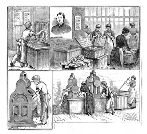 Szenen im Waschsalon, 1884