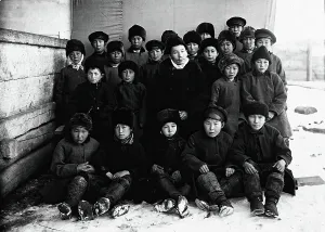 Schulkind, 1890. Künstler: Unbekannt.