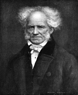 Arthur Schopenhauer Portrait Drucke: Schopenhauer, the German philosopher, c1911, (1911). Artist: Arthur Trevor Haddon