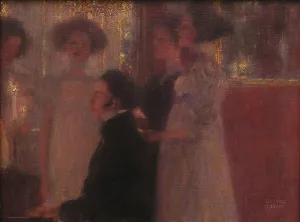 Drucke von Franz Schubert am Klavier (Zeichnung), 1896, Privatbesitz Gustav Klimt Drucke: Schubert am Klavier (Zeichnung), 1896. Ersteller: Klimt, Gustav (* 1862; † 1918)