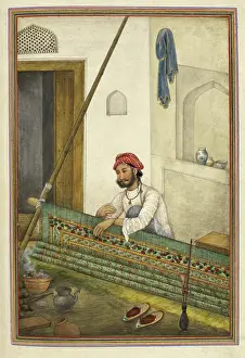 Anonymous Artist Portrait Drucke: A screen-maker, possibly of the Dumna caste, 1825. Creator: Anon