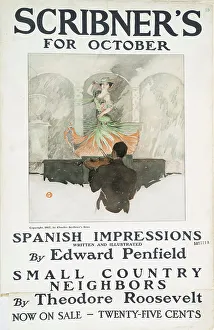 Scribners für Oktober, C 1890-1907 von E.Penfield