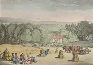Der Sitz von M. Mitchell Esq. Hengar, Cornwall, aus Skizzen aus der Natur
