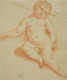 Italian Art Heritage Drucke: Seated Putto, n.d. Creator: Unknown