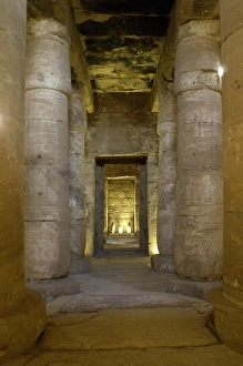 Archaeological Sites In Africa Drucke: The Second Hypostyle Hall, Temple of Seti I
