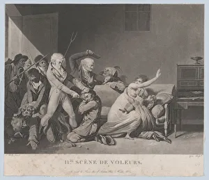 Louis Leopold Boilly Artwork Drucke: Second Scene of Thieves, ca. 1805. Creator: Gror
