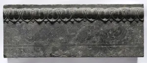 Heritage Art China Drucke: Section of a Coffin Platform: Horizontal Panel, 550-577. Creator: Unknown
