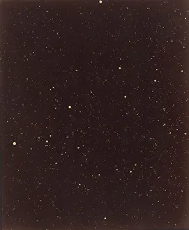 Albumen Silver Print Art Drucke: A Section of the Constellation Cygnus (August 13, 1885), 1885