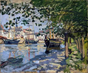 Drucke von In Rouen, 1872. Monet, Claude (1840-1926). Im Bestand des Staatsherzoglichen Museums zu Sankt Petersburg Claude Monet Drucke: Sein in Rouen, 1872. Künstler: Claude Monet
