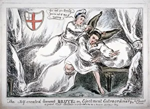 Duke Of Wellington Image Drucke: The self created brute... 1830