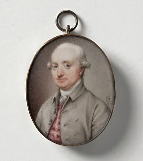 British Art Heritage Drucke: Self portrait, 1775. Creator: John Bogle