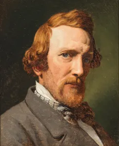 Academic Art Portraits Drucke: Self-portrait, 1817. Creator: Wegener, Gustav Theodor (1817-1877)