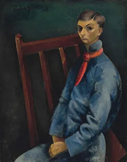 Selbstporträt, 1912. Ersteller: Kisling, Moïse (1891-1953)