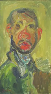 Drucke von Selbstbildnis, 1916 Chaim Soutine Drucke: Selbstbildnis, 1916. Künstler: Chaim Soutine