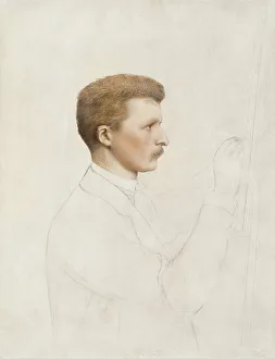 French Graphic Arts Drucke: Self-portrait, c1904. Creator: Coraboeuf, Jean (1870-1947)